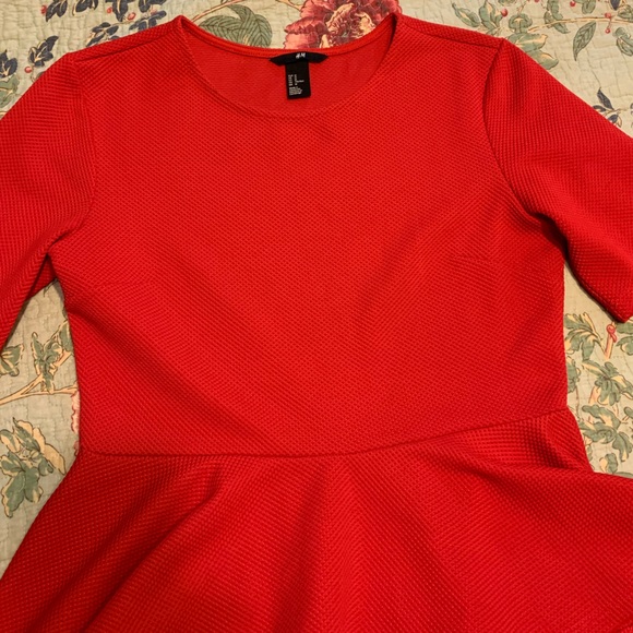 H&M Tops Red Hm Women Shirt Poshmark
